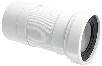 McAlpine Plain End Outlet Flexible WC Connector (Medium Length) WC-F23P