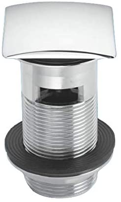 McAlpine Chrome Plated Square Basin Clicker Waste Plug