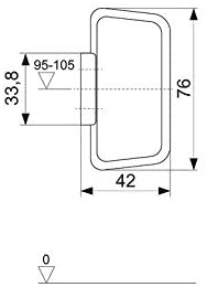 geberit-cloison 115,202,11.1åÊUrinal Separator Plastic Alpine White