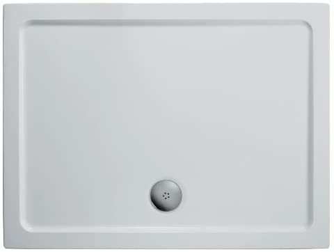 Ideal Standard L632001 White Idealite Flat Top Rectangular Shower Tray 1200 x 760mm with Waste