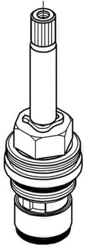 GROHE 45869000 | Concealed Headpart with Ceramic Sealing Disks - Gold