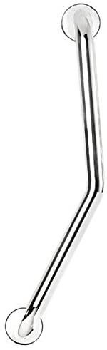 Croydex Stainless Steel Chrome Angled Grab Bar AP501341