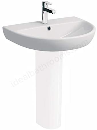 TWY E14331WH E100 Round 650MM WASHBASIN1TH