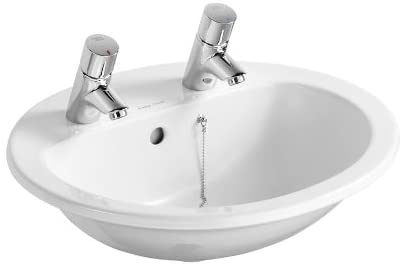 Armitage Shanks S248801 White Orbit 55 cm Countertop Wash Basin 2