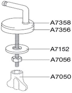 Pressalit UN3 Stainless Steel Hinge
