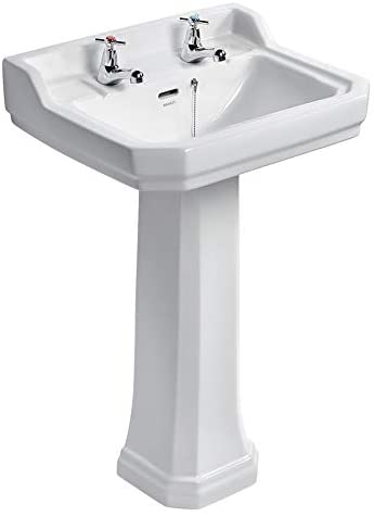 Ideal Standard U470101 Waverley Classic 560mm 2 Tap Hole Basin