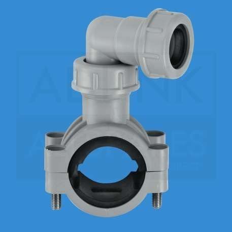 McALPINE Pipe Clamp to Suit 1?/1? Pipe (Grey) CLAMP1GR by Mcalpine