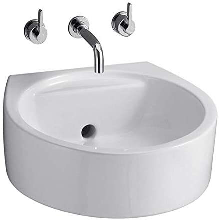 Ideal Standard Silver wall mounted basin tap. E0063AA