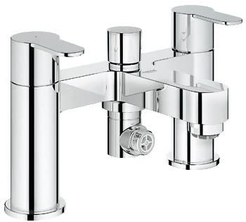 GROHE Eurosmart Cosmo Deck Mounted Bath/Shower Mixer, Low/High Pressure, 25129 000