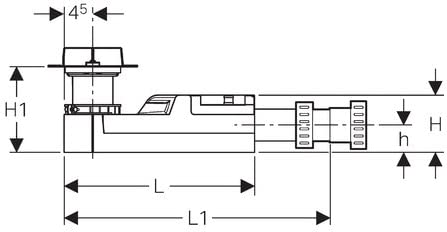 Geberit CLEANLINE Shower Channel Trap - Flush Bathrooms