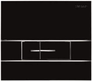 Siamp 31171160 Segment Flush Plate Black