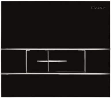 Siamp 31171160 Segment Flush Plate Black