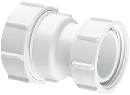McAlpine T29-Ln Multi Straight Connector and BSP Connector Nut 3.8cm White