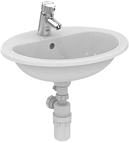 Armitage Shanks S251301 White Orbit 21 Drop In Single Bowl Countertop