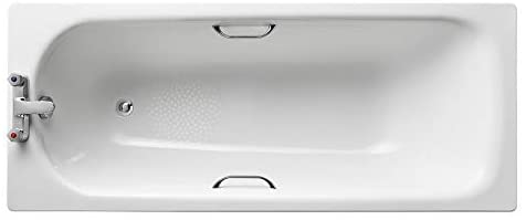 Armitage Shanks S183501 Sandringham 1700x700 Twin Grip Steel Bath Anti Slip