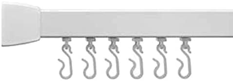 Croydex Profile 800 L-Shaped Rail 800x800-Silver, Metal, Silver, 76x183x20 cm