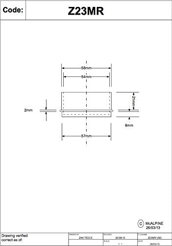 McAlpine 2" Temporary Blanking Off Cap for Waste Pipe Z23MR