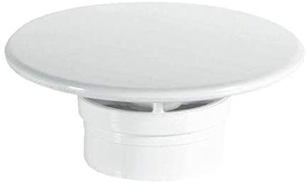 McAlpine 1̴_" Mushroom Flange for Trap 85mm White Plastic STW85WHM