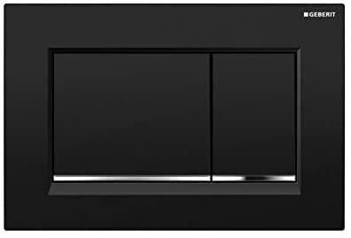 Geberit Sigma 30åÊActuator Plate. KM. 1åÊBlack/Gloss Chrome (115.883åʉÛÒåÊPack of 1