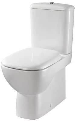 Twyford MD1468WH White Moda Back to Wall Close Coupled WC Pan,