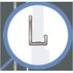 JDS HARDWARE Alfred & Victoria Wall Panel U Trim White
