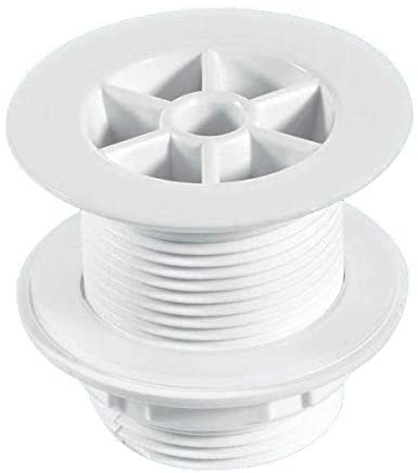 McAlpine 1̴_" White Plastic Flush Flange Short Urinal Waste WU1S