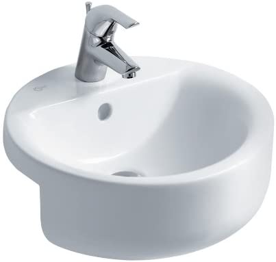 Ideal Standard E797901 White Concept 450 mm One Tap Hole Recessed Wash