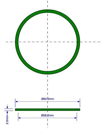 MCALPINE 2" Multifit Plastic Friction Washer PWM3