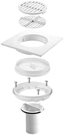 McAlpine Tiled Floor Gully Conversion Kit - White TSGCONV