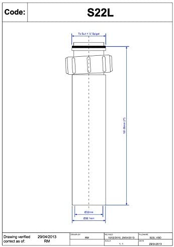 McAlpine 1¼" Extension Piece S22L