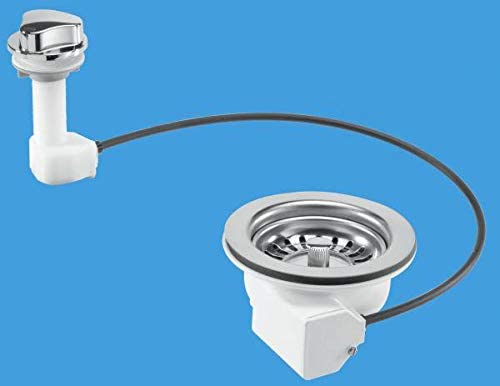 McAlpine 1 1/2‰ۡóÁÌ_•À_ Pop-Up Basket Strainer Waste (Without Overflow) PUS113CP