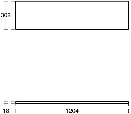 Ideal Standard E0841 Concept Air 120cm Worktop