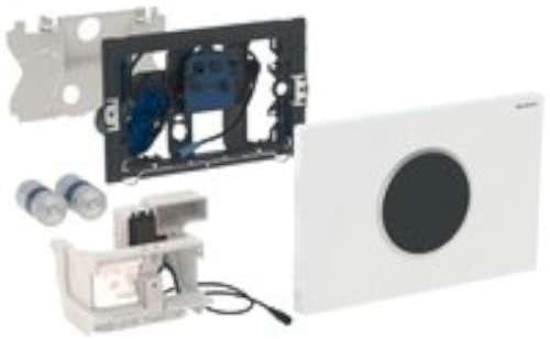 Geberit 115.908. KH. 1í«ÌÎ_Sigma10í«ÌÎ_Electronic, Battery, Glossy Chrome/Matt Chrome