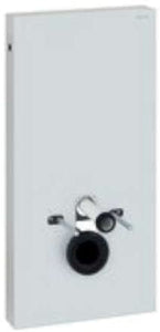 Geberit Monolith Sanitary Module for Sustained Toilet, 101 cm: Sandy Glass (131.021.TG.5)