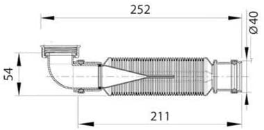 Wirquin Senzo 1.25 Space Saving Trap