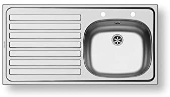 Pyramis Opis 940 x 490mm 2 Tap Hole Right Hand Sink