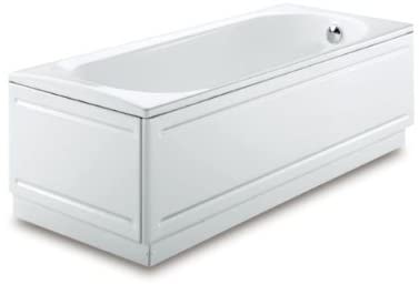Kaldewei 1700 Saniform Bako Front Panel Long Section with Base, 67-by-20-1/6-by-1-4/7-Inch, White