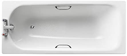 Armitage Shanks S183401 Sandringham 21 Straight Steel Bath 1600 x 700 mm 2 Tap Hole