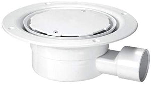 McAlpine Non Return Valve Shower Gully for Sheet Flooring VSG1WH-NSC
