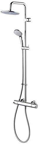 Armitage Shanks A6290AA Ceratherm 100 Freedom Dual Shower with M1 Rain Shower, Fixed Riser