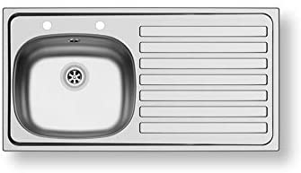 Pyramis Opis BS 940 x 490mm Kitchen Sink Left Hand