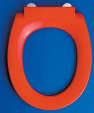 Armitage Shanks S4056GQ Red Contour 21 Pan Seat & Cover for 330 x 400
