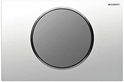 Geberit 115.908. KJ. 1åÊSigma10åÊElectronic, Battery, White/Bright Chrome