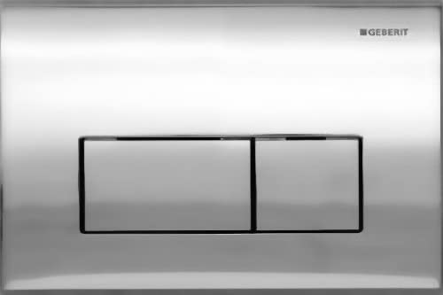 Geberit Kappa50 115.260.46.1 Matt Chrome Dual Flush Plate for UP200