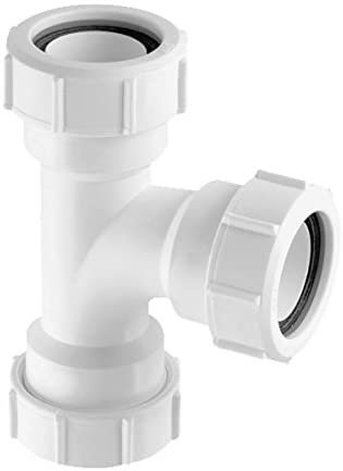 McAlpine V8M Multifit Swept Tee-1.25 inch, White