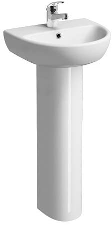 TWY E14821WH E100 Round 360MM Hand Rinse BSN 1TH