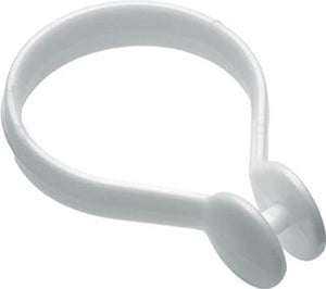Croydex Ak142222 Shower Curt Rings X12 White by Croydex