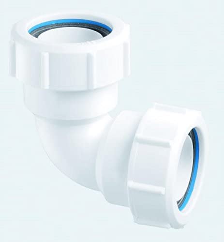 McAlpine MS4 90 Degree Multifit Bend, White