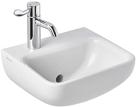 Armitage Shanks S0433HY Contour 21+ 40cm Back Outlet Washbasin 1 Left Hand Tap Hole
