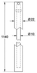 Grohe Euphoria Extension for Shower Column 48053000